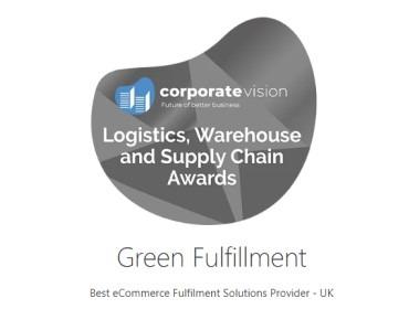 Awarded Best eCommerce Fulfilment Solutions Provider – UK