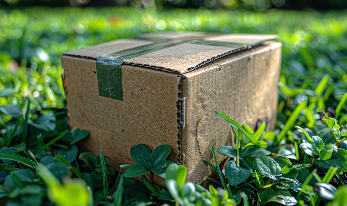 Box on Grass