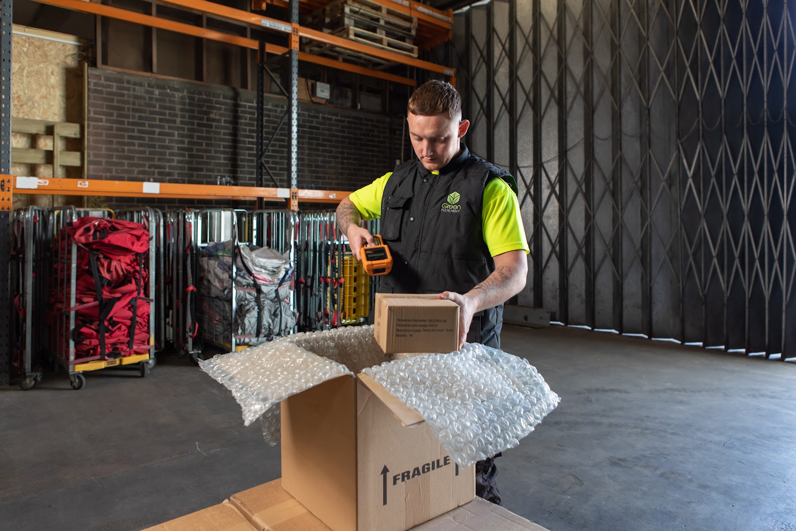 scanning and packing services green fulfilment