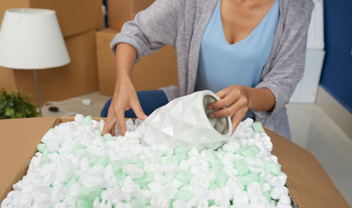 Vase with Bubble Wrap