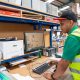 Green Fulfilment Employee Doing Onsite Work