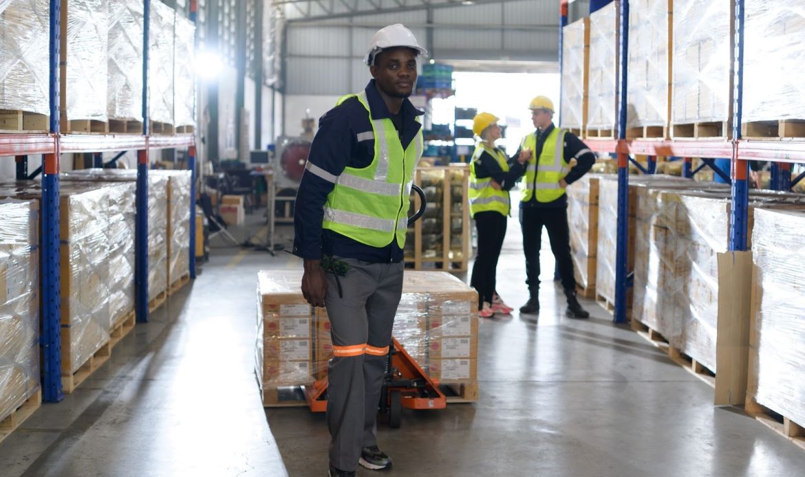 Men Working On Warehouse